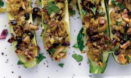 photo of Courgettes with orange, pine nuts and herbs